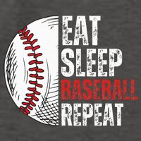Eat Sleep Baseball Repeat Funny Baseball Players Vector Backpack
