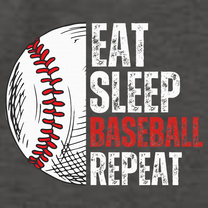 Eat Sleep Baseball Repeat Funny Baseball Players Vector Backpack
