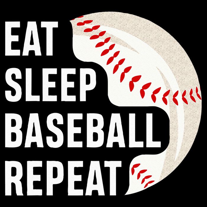 EAT SLEEP BASEBALL REPEAT Baseball Player Impact Tech Backpack
