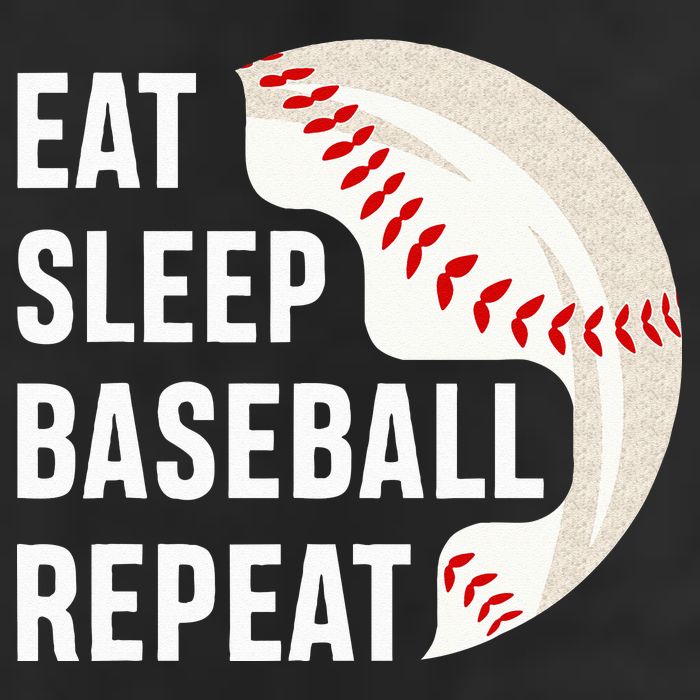 EAT SLEEP BASEBALL REPEAT Baseball Player Golf Towel