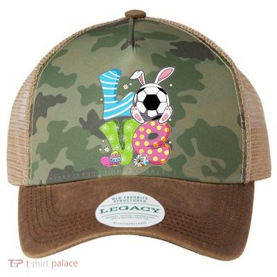 Easter Soccer Ball Easter Football Gift For Football Player Bunny Legacy Tie Dye Trucker Hat
