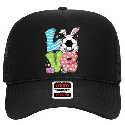 Easter Soccer Ball Easter Football Gift For Football Player Bunny Trucker Hat