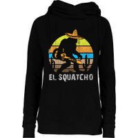 El Squatcho Bigfoot Sasquatch Womens Funnel Neck Pullover Hood