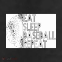 Eat Sleep Baseball Repeat Funny Retro Baseball Player 11oz C Handle Ceramic Mug