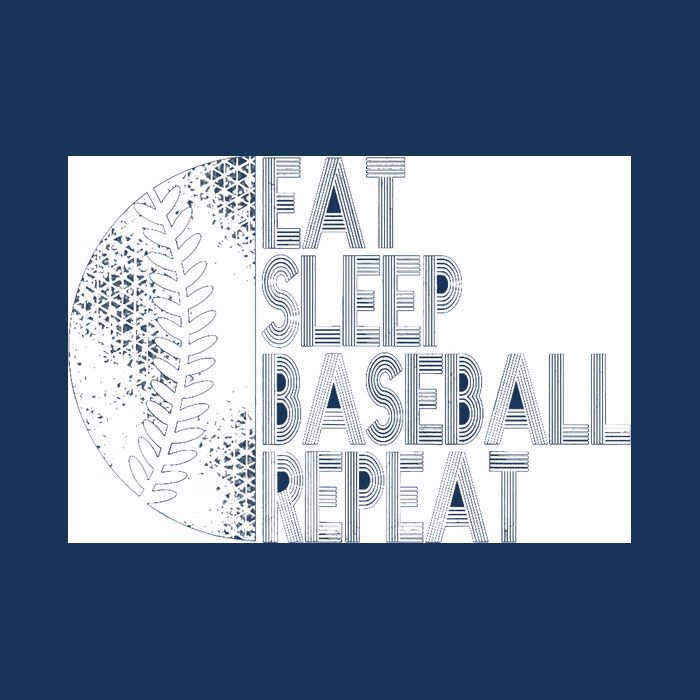Eat Sleep Baseball Repeat Funny Retro Baseball Player Bag