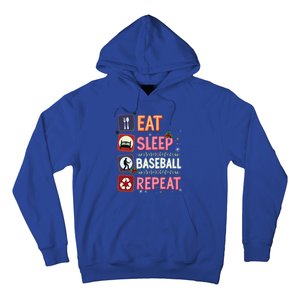 Eat Sleep Baseball Repeat Christmas Baseball Player Batter Gift Hoodie