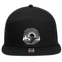 Endless Summer Beach Vibes 7 Panel Mesh Trucker Snapback Hat