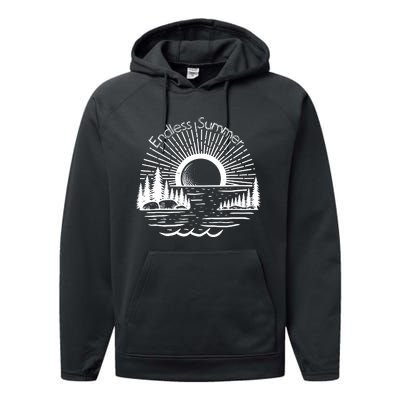 Endless Summer Beach Vibes Performance Fleece Hoodie