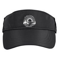 Endless Summer Beach Vibes Adult Drive Performance Visor