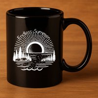 Endless Summer Beach Vibes 11oz C Handle Ceramic Mug