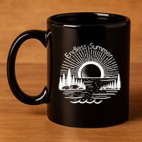Endless Summer Beach Vibes 11oz C Handle Ceramic Mug