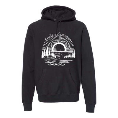 Endless Summer Beach Vibes Premium Hoodie