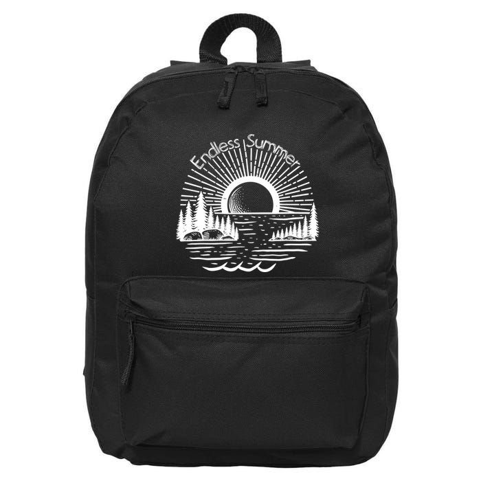 Endless Summer Beach Vibes 16 in Basic Backpack