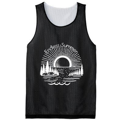 Endless Summer Beach Vibes Mesh Reversible Basketball Jersey Tank