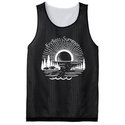 Endless Summer Beach Vibes Mesh Reversible Basketball Jersey Tank