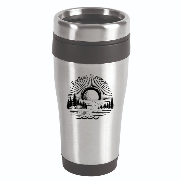 Endless Summer Beach Vibes 16oz Travel Tumbler