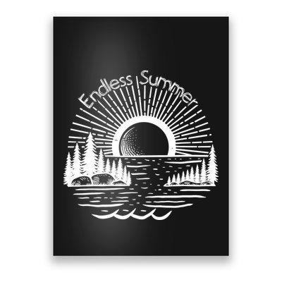 Endless Summer Beach Vibes Poster
