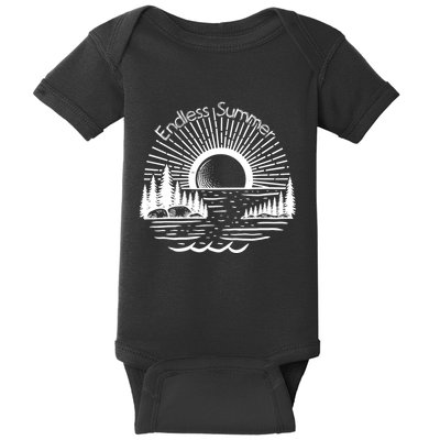 Endless Summer Beach Vibes Baby Bodysuit