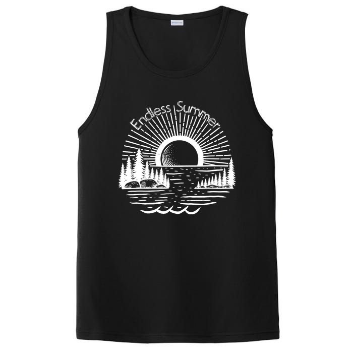 Endless Summer Beach Vibes PosiCharge Competitor Tank