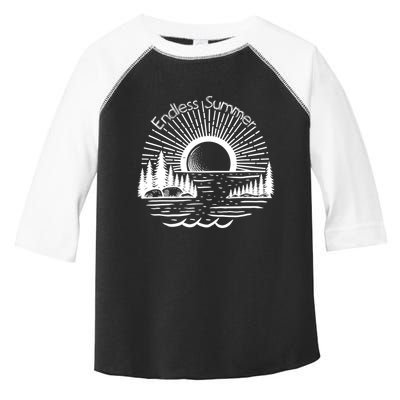Endless Summer Beach Vibes Toddler Fine Jersey T-Shirt
