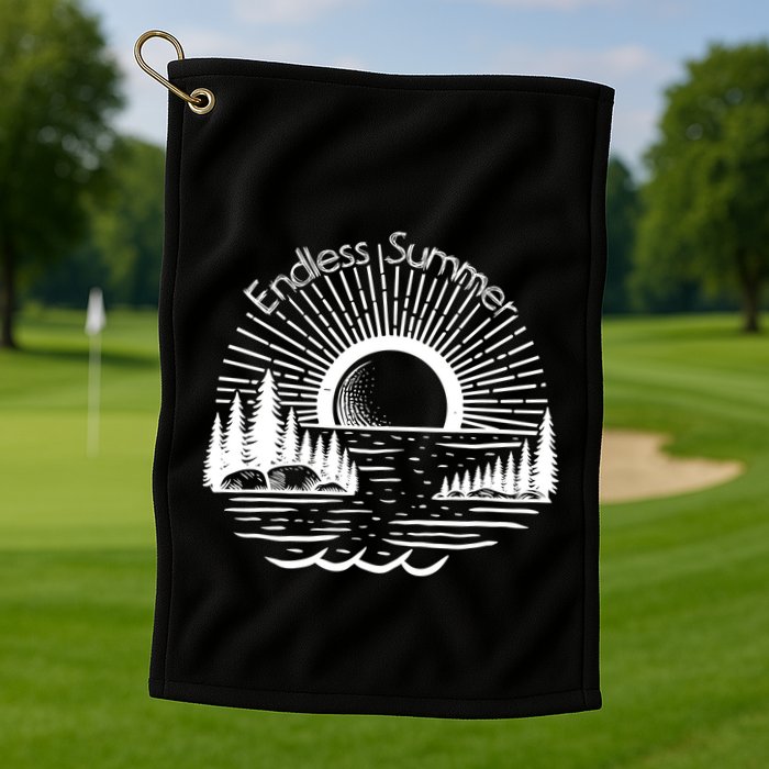 Endless Summer Beach Vibes Golf Towel