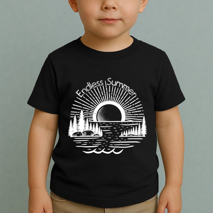 Endless Summer Beach Vibes Toddler T-Shirt