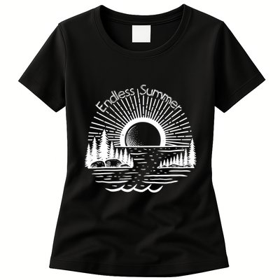Endless Summer Beach Vibes Womens T-Shirt