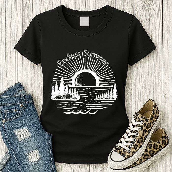 Endless Summer Beach Vibes Womens T-Shirt