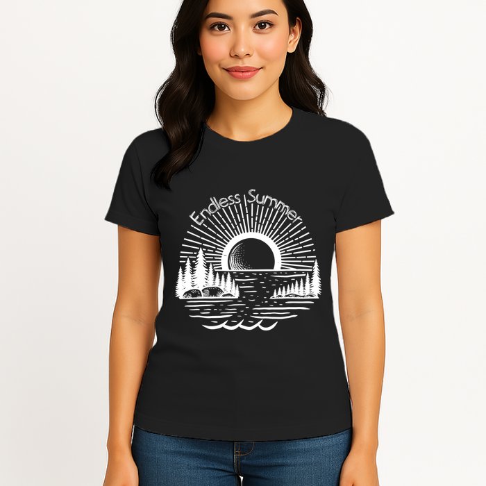 Endless Summer Beach Vibes Womens T-Shirt