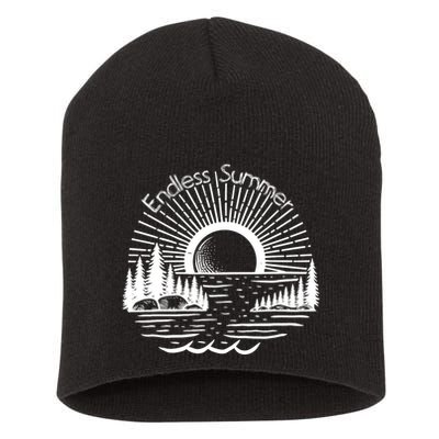 Endless Summer Beach Vibes Short Acrylic Beanie