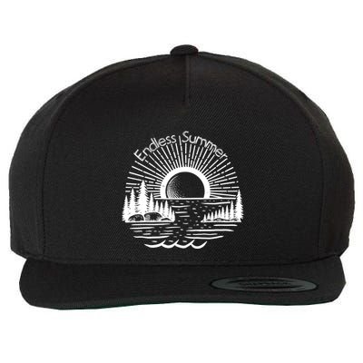 Endless Summer Beach Vibes Wool Snapback Cap
