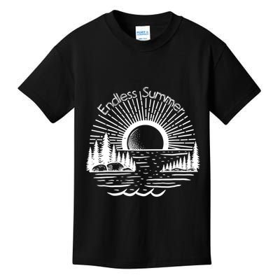 Endless Summer Beach Vibes Kids T-Shirt