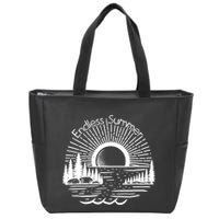 Endless Summer Beach Vibes Zip Tote Bag