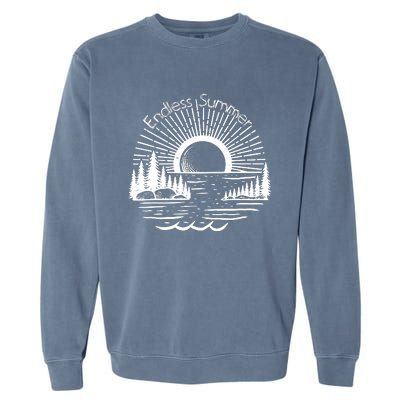 Endless Summer Beach Vibes Garment-Dyed Sweatshirt