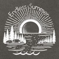 Endless Summer Beach Vibes Cotton Canvas Backpack