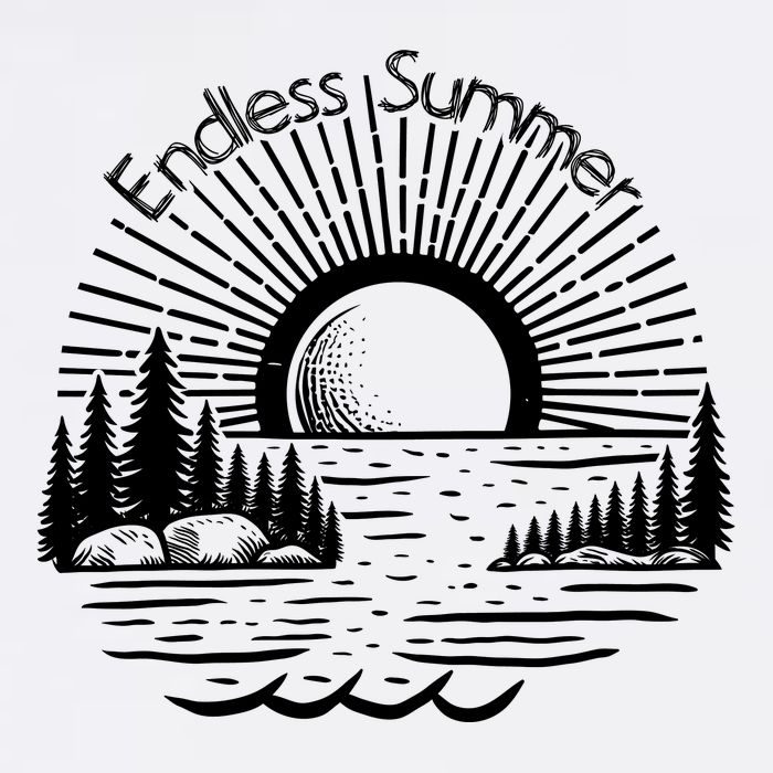 Endless Summer Beach Vibes Garment-Dyed Sweatshirt