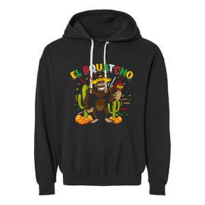 El Squatcho Bigfoot Saquatch Garment-Dyed Fleece Hoodie