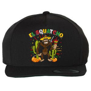 El Squatcho Bigfoot Saquatch Wool Snapback Cap