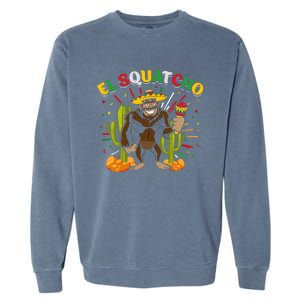 El Squatcho Bigfoot Saquatch Garment-Dyed Sweatshirt