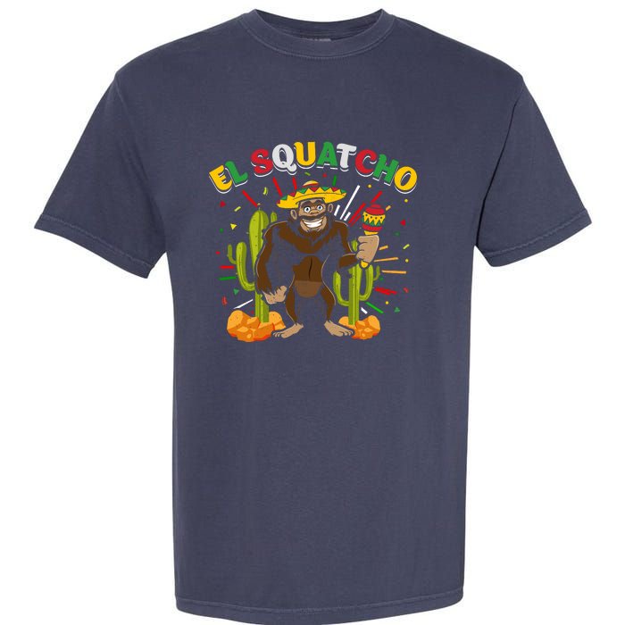 El Squatcho Bigfoot Saquatch Garment-Dyed Heavyweight T-Shirt