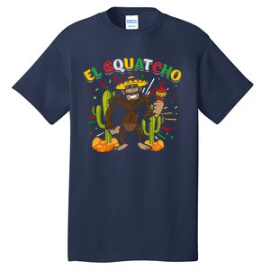 El Squatcho Bigfoot Saquatch Tall T-Shirt