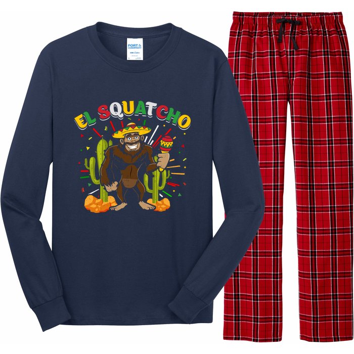 El Squatcho Bigfoot Saquatch Long Sleeve Pajama Set