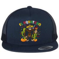 El Squatcho Bigfoot Saquatch Flat Bill Trucker Hat