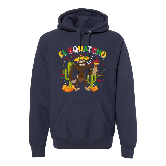 El Squatcho Bigfoot Saquatch Premium Hoodie