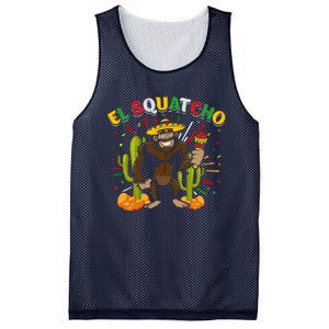 El Squatcho Bigfoot Saquatch Mesh Reversible Basketball Jersey Tank