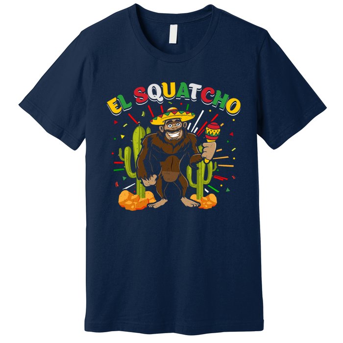 El Squatcho Bigfoot Saquatch Premium T-Shirt