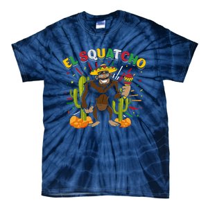 El Squatcho Bigfoot Saquatch Tie-Dye T-Shirt