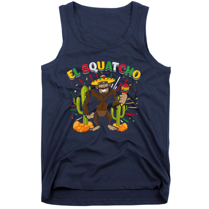 El Squatcho Bigfoot Saquatch Tank Top