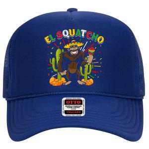 El Squatcho Bigfoot Saquatch High Crown Mesh Back Trucker Hat