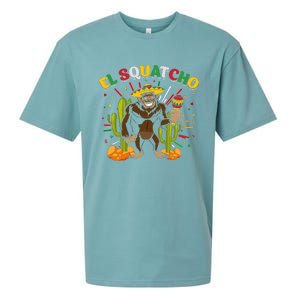 El Squatcho Bigfoot Saquatch Sueded Cloud Jersey T-Shirt